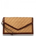 Brahmin Kaia Clutch Pecan Chatham ID:Brahmin-203460
