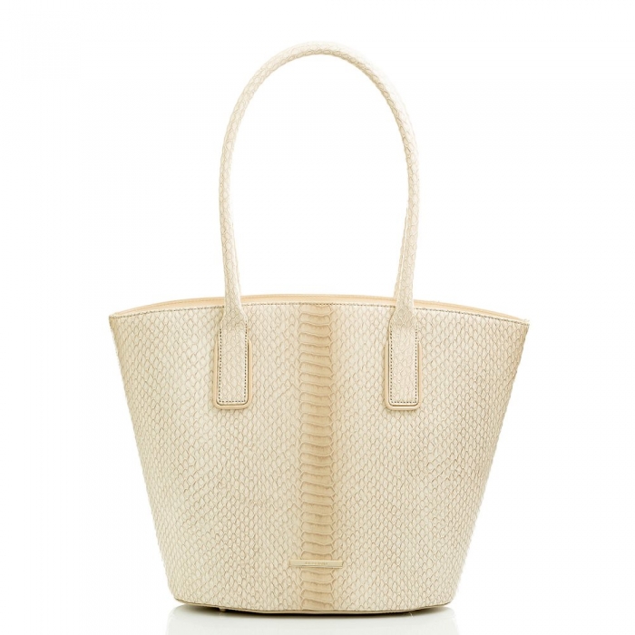 Brahmin Medium Bowie Praline Plaza ID:Brahmin-202767