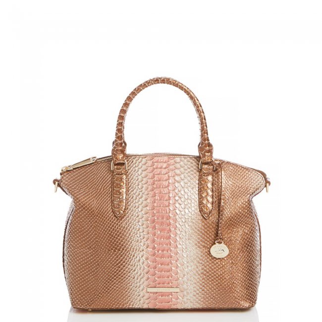 Brahmin Duxbury Satchel Natural CocoBay ID:Brahmin-203062