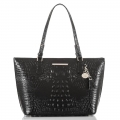 Brahmin Medium Asher | Black Leather Tote Handbag ID:Brahmin-202714