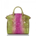 Brahmin Large Duxbury Satchel Limeade Ombre Melbourne ID:Brahmin-203080 Brahmin Large Duxbury Satchel Limeade Ombre Melbourne ID:Brahmin-203080