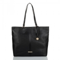 Brahmin Tansey Black Leather Open-Top Tote Bag ID:Brahmin-202718 Brahmin Tansey Black Leather Open-Top Tote Bag ID:Brahmin-202718