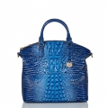 Brahmin Large Duxbury Satchel Vista Blue Ombre Melbourne ID:Brahmin-203081 Brahmin Large Duxbury Satchel Vista Blue Ombre Melbourne ID:Brahmin-203081