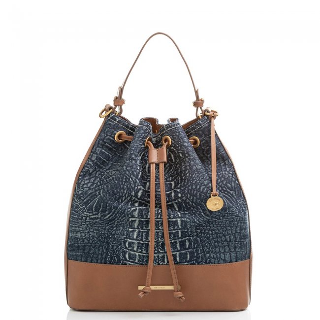 Brahmin Marlowe Denim Quinze ID:Brahmin-203478 Brahmin Marlowe Denim Quinze ID:Brahmin-203478