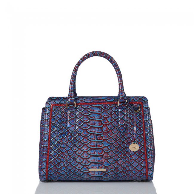 Brahmin Small Finley Vista Blue Vanzant ID:Brahmin-203225