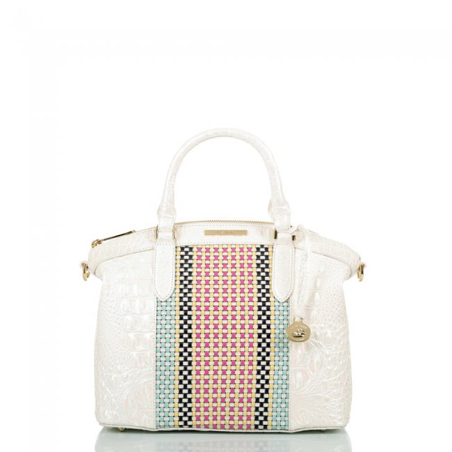 Brahmin Duxbury Satchel Milk Belmar ID:Brahmin-203059