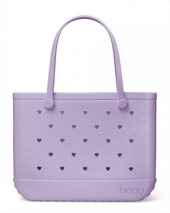Original Bogg Bag - Heart Shimmer Lilac