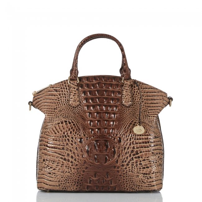 Brahmin Large Duxbury Satchel Mocha Ombre Melbourne ID:Brahmin-202984