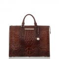Brahmin Business Tote Bag | Pecan Melbourne ID:Brahmin-203470