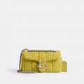 Coach Tabby Shoulder Bag 20 With Quilting - Yellow Coach Tabby Shoulder Bag 20 With Quilting - Yellow