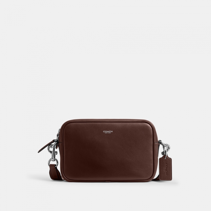 Coach Radio Camera Bag - DARK BROWN