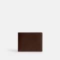 Coach Slim Billfold Wallet - Brown