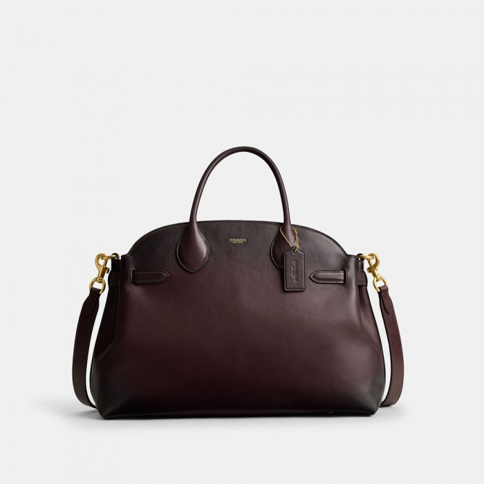 Coach Soft Empire Carryall Bag 40 - BURGUNDY