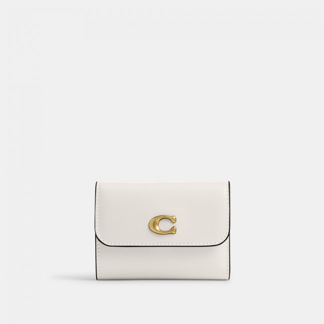 Coach Essential Card Holder Wallet - WHITE
