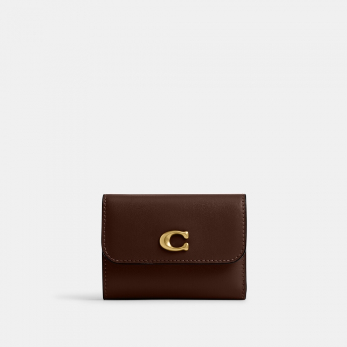 Coach Essential Card Holder Wallet - Brown