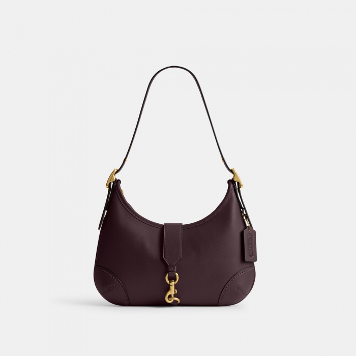 Coach Hamptons Hobo Bag - Dark Purple