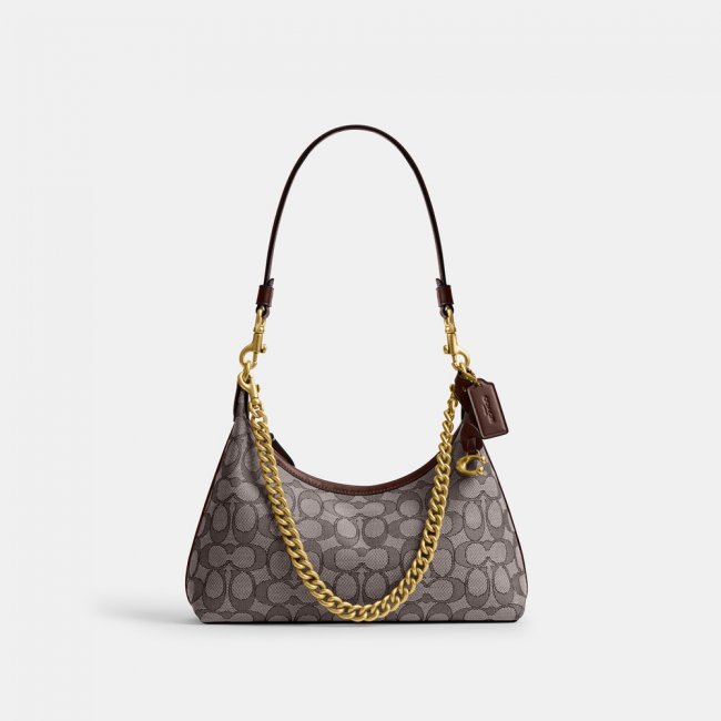 Coach Juliet Shoulder Bag 25 In Signature Jacquard - Dbrown