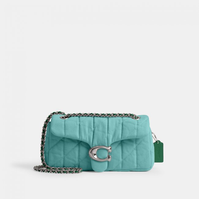 Coach Tabby Shoulder Bag 26 With Quilting - Green