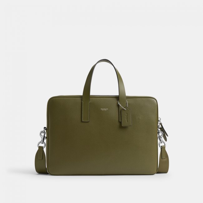 Coach Carlyle Brief Bag - Green