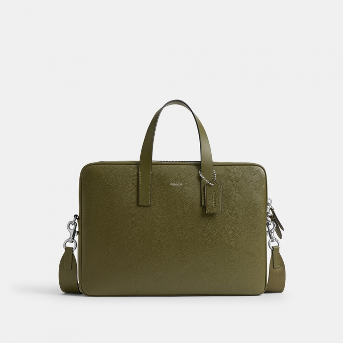 Coach Carlyle Brief Bag - Green