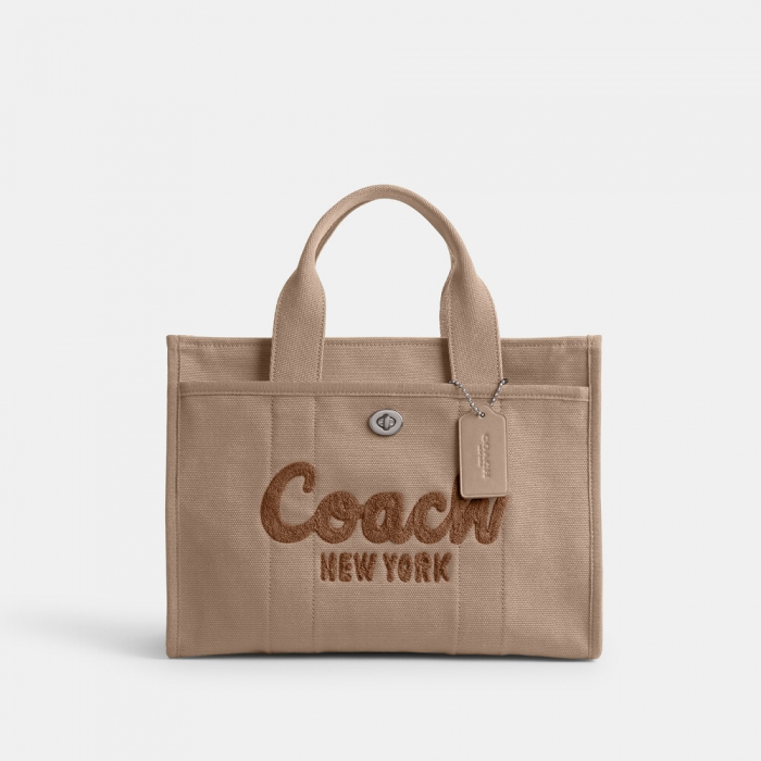 Coach Cargo Tote Bag 34 - BEIGE