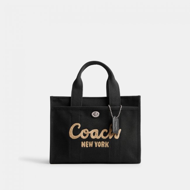Coach Cargo Tote Bag 26 - Black Coach Cargo Tote Bag 26 - Black