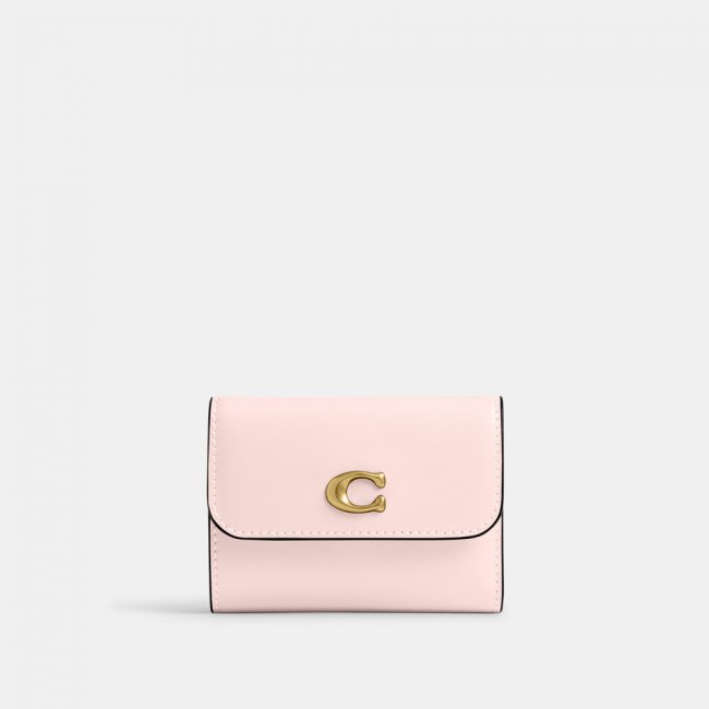 Coach Essential Card Holder Wallet - Light/Pastel Pink