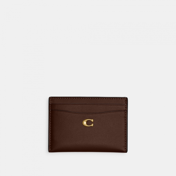 Coach Card Case - Brown