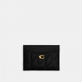 Coach Essential Card Case With Pillow Quilting - BLK Coach Essential Card Case With Pillow Quilting - BLK