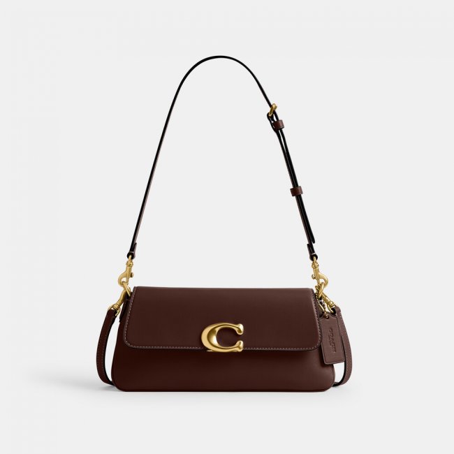 Coach Jet Shoulder Bag - DARK BROWN