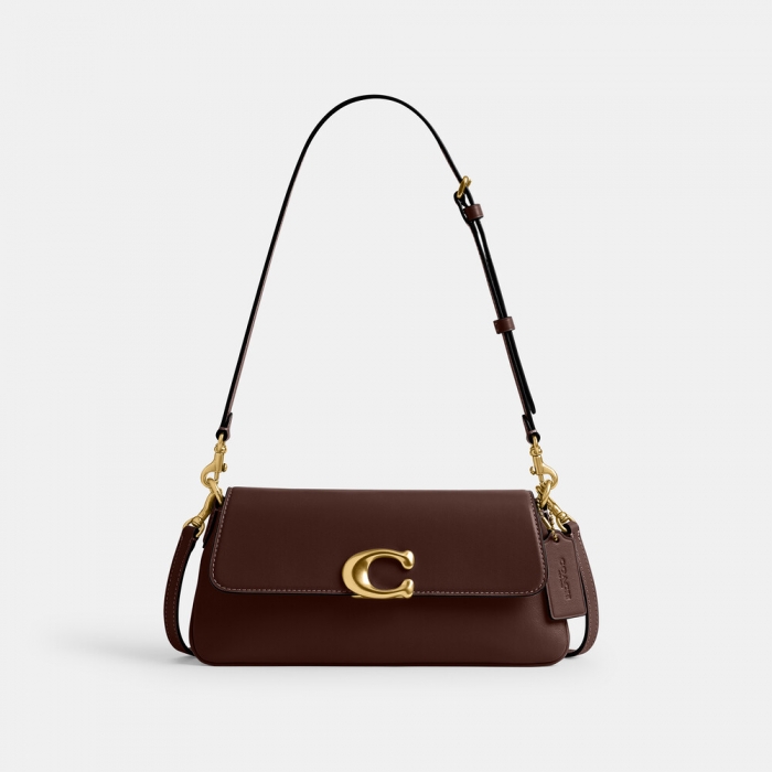 Coach Jet Shoulder Bag - DARK BROWN