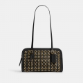 Coach Swing Zip Bag With Grommets 26 - Black
