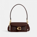 Coach Tabby Shoulder Bag 20 In Signature Canvas - DARK BROWN Coach Tabby Shoulder Bag 20 In Signature Canvas - DARK BROWN
