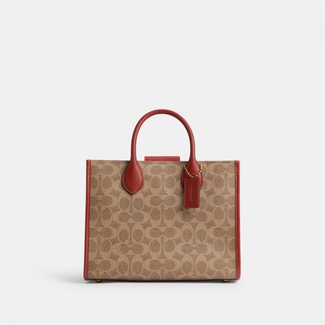 Coach Ace Tote 26 In Signature Canvas - Brown Coach Ace Tote 26 In Signature Canvas - Brown