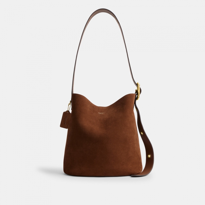 Coach Bleecker Bucket Bag - Brown