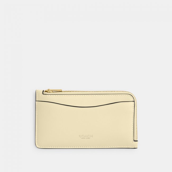 Coach New York Zip Card Case - Yellow