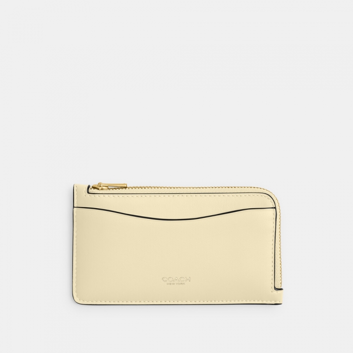 Coach New York Zip Card Case - Yellow