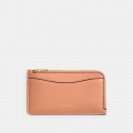Coach New York Zip Card Case - Orange Coach New York Zip Card Case - Orange