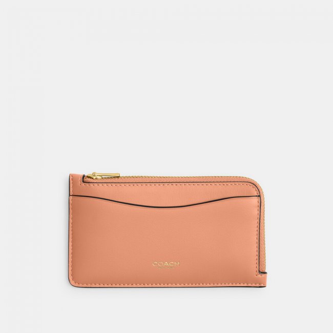 Coach New York Zip Card Case - Orange
