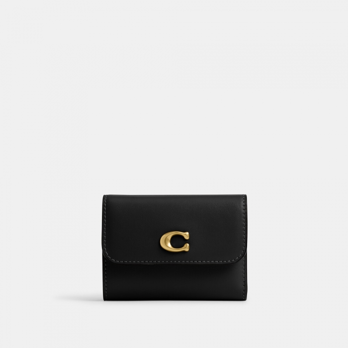 Coach Essential Card Holder Wallet - Black