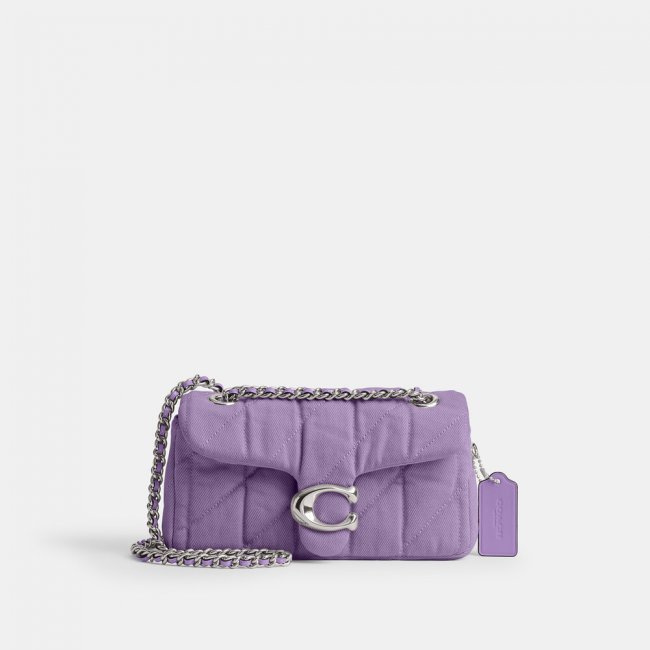 Coach Tabby Shoulder Bag 20 With Quilting - Purple