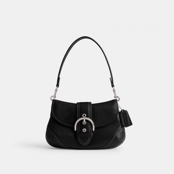 Coach Soho Bag In Regenerative Leather 26 - Black