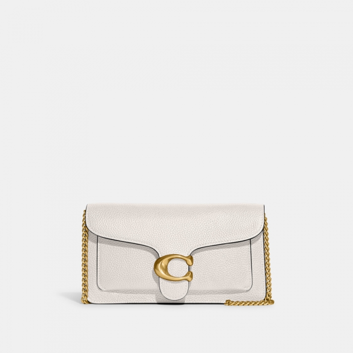 Coach Tabby Chain Clutch 21 - Chalk
