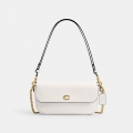 Coach Brook Flap Chain Bag - WHITE Coach Brook Flap Chain Bag - WHITE