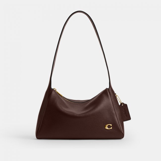 Coach Lola Shoulder Bag - DARK BROWN