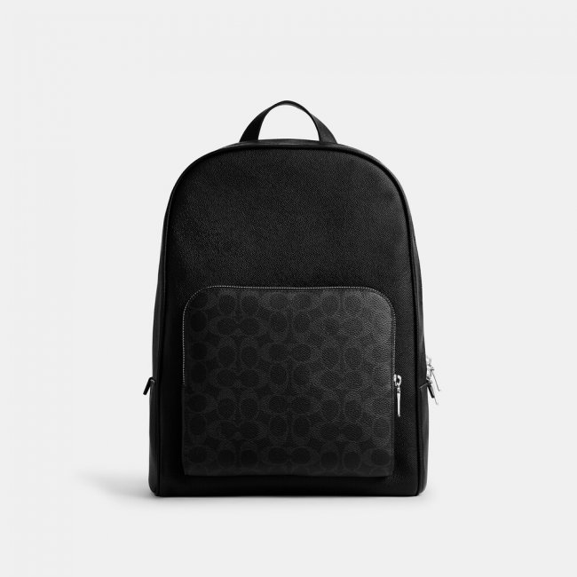 Coach Wade Backpack In Signature Canvas - Black