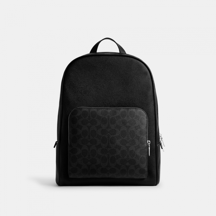 Coach Wade Backpack In Signature Canvas - Black
