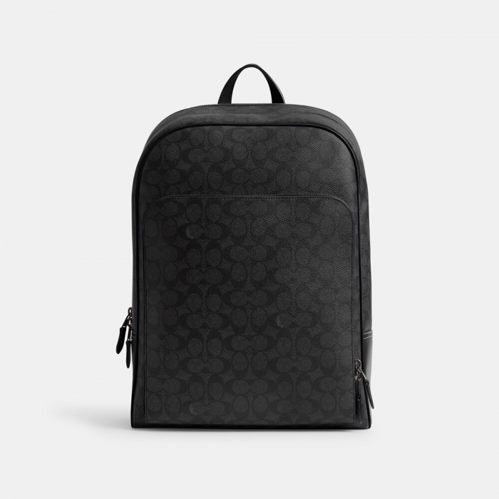 Coach Gotham Backpack In Signature Canvas 29 - Black