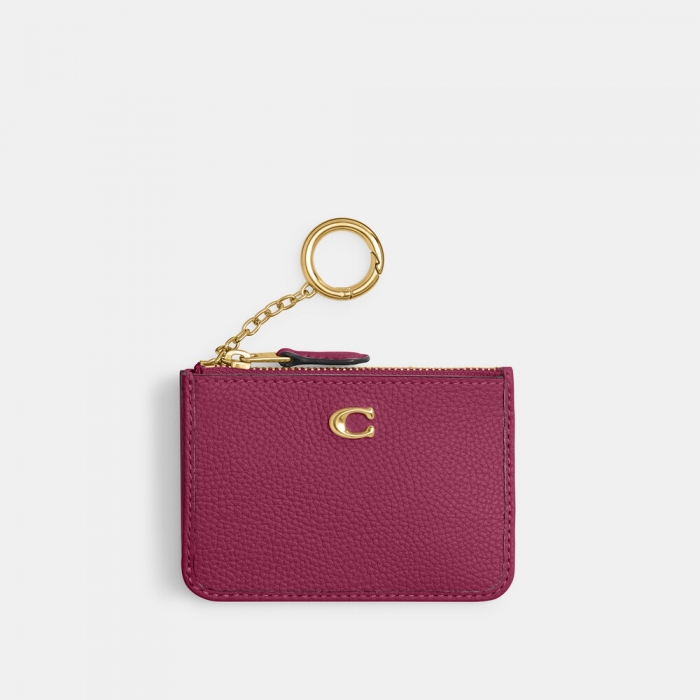 Coach Mini Skinny Id Case - Pink