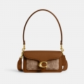 Coach Tabby Shoulder Bag 20 In Signature Canvas - Light/Pastel Brown